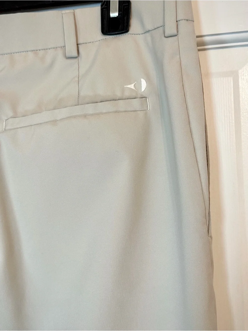 Grand Slam Performance Golf Pants Men’s 33x30 Tan Stretch Flat Front Polyester